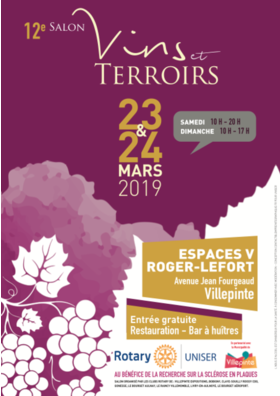 Salon des Vins et terroirs, samedi 23 et dimanche 24 mars à Villepinte (93)