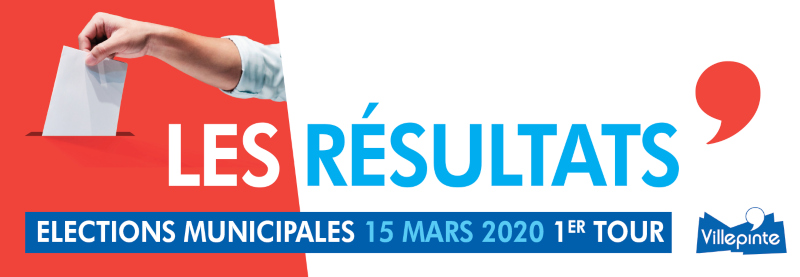 Résultats du premier tour des élections municipales de Villepinte -Dimanche 15 mars 2020