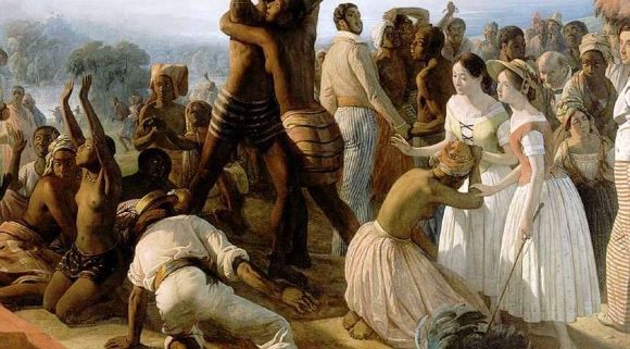 Illustration de l'abolition de l'esclavage