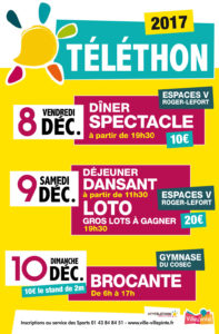 téléthon - programme Villepinte