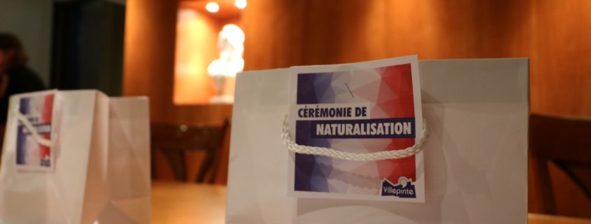 Cérémonie de naturalisation - mairie principale -Villepinte (93)