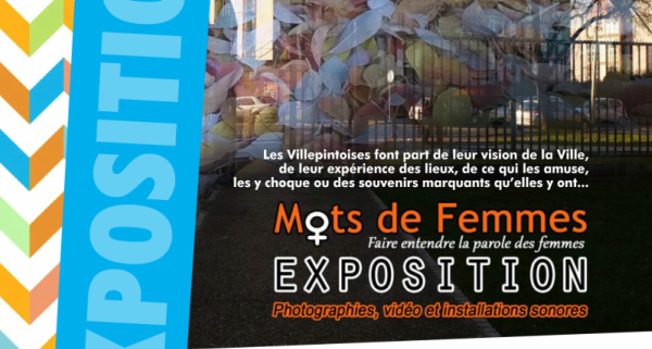 Expo "Mots de femmes" du 8 au 19 janvier 2019 au Centre Culturel Joseph Kessel de Villepinte (93)