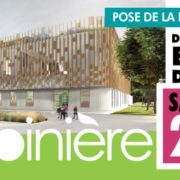 Pose la 1ère pierre de la future école de la Pépinière à Villepinte (93)