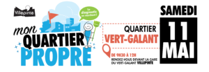opération "Mon quartier propre" dans VIllepinte de mai à juin 2019