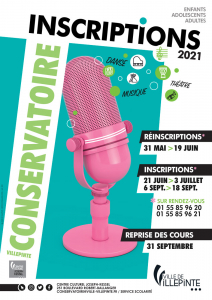 Inscriptions et réinscriptions au conservatoire de Villepinte (93)