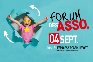 Forum des associations, samedi 4 septembre de 10 à 18 heures à Villepinte (93)