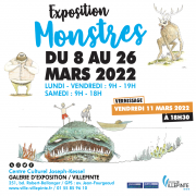 Expo "Les Monstres" d'Odilon Thorel du 8 au 26 mars 2022 au CCJk de Villepinte (93)