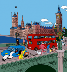 Illustration de "Londres" de Loïce Froissart @DR
