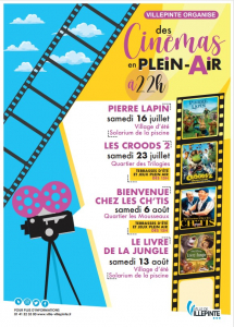 Cinéma de plein air à Villepinte - Eté 2022