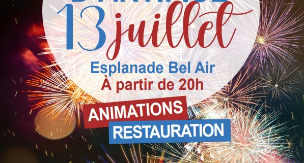 Feu d'artifice du 13 juillet 2022 à Villepinte (93)