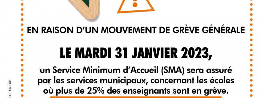 infos sur la grève du 31 janvier 2023 à Villepinte