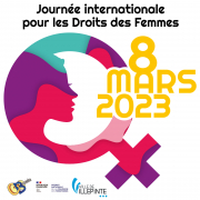 Journée internationale pour les droits des femmes, 8 mars 2023, au Lycée Georges Brassens de Villepinte (93)