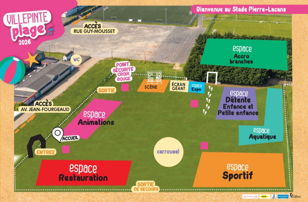 plan villepinte plage